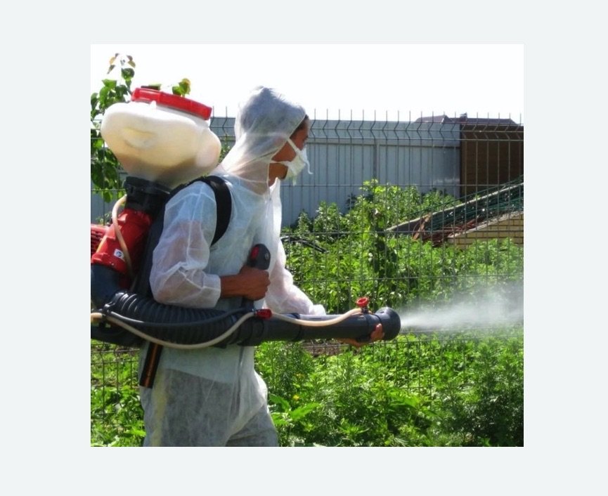 Акарицидная обработка территории в Карабулаке