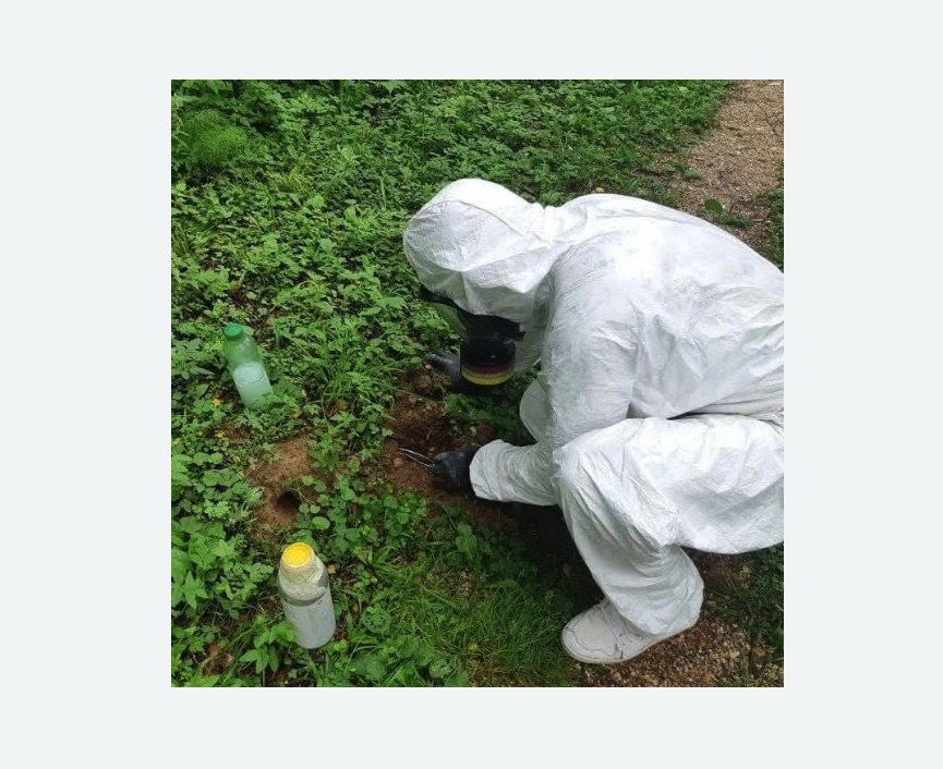 уничтожение кротов на участке в Карабулаке